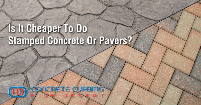 What is cheaper than pavers - The Landscaping Zone