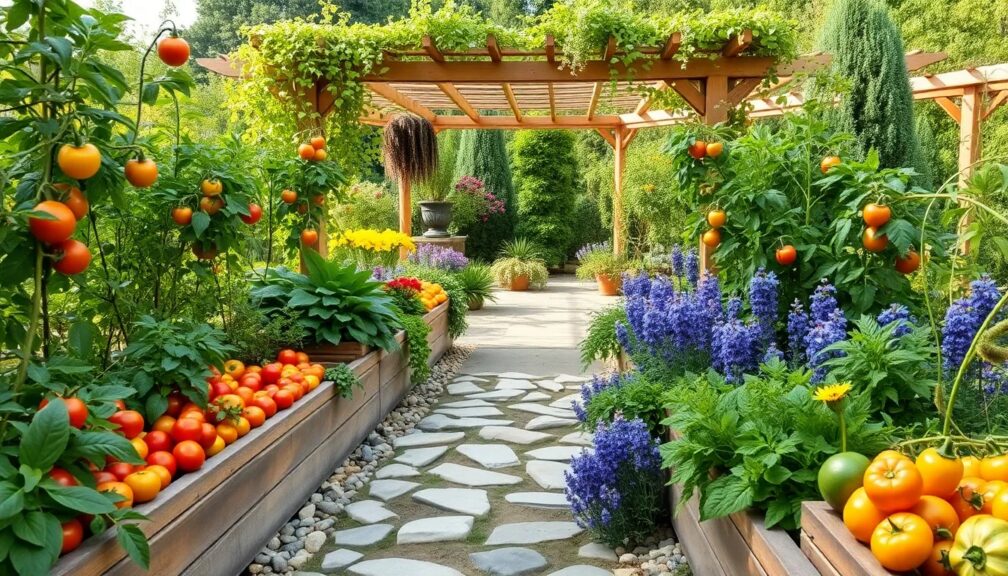 Edible gardens: beauty and function in one space Edible gardens: beauty and function in one space