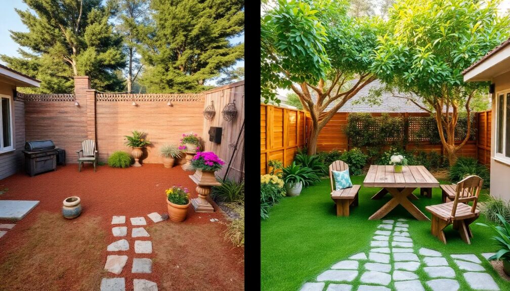 This backyard changed completely with just $300 and one weekend This backyard changed completely with just $300 and one weekend