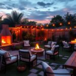 Gardens with fire: ideas using fireplaces, fire pits and more