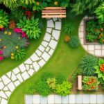 How do I plant my garden layout