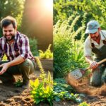 Is it better to pull weeds or hoe them