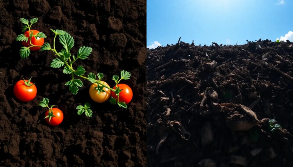 Is topsoil better than compost for vegetable garden