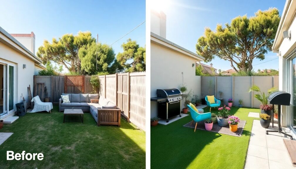 This backyard changed completely with just $300 and one weekend This backyard changed completely with just $300 and one weekend