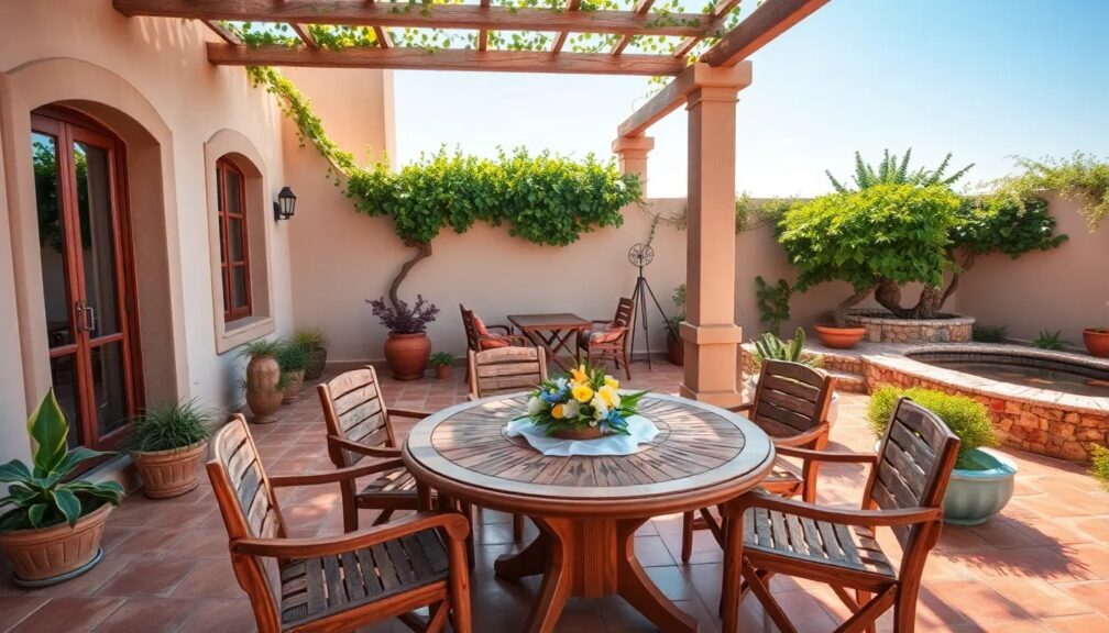 This Mediterranean style is taking over backyards everywhere This Mediterranean style is taking over backyards everywhere