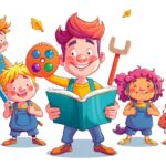 What are the 10 helpers names and their tools