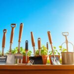 What are the names of garden equipment
