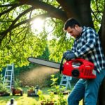 What do you use to cut large tree branches