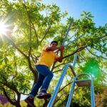 What do you use to cut tall branches