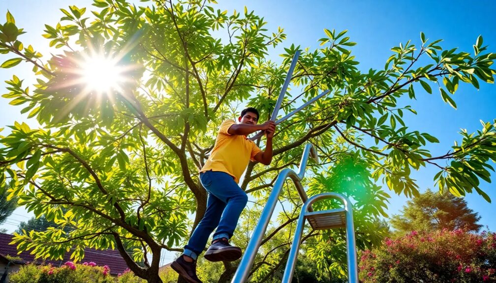 What do you use to cut tall branches What do you use to cut tall branches