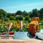 What is a long handled garden tool