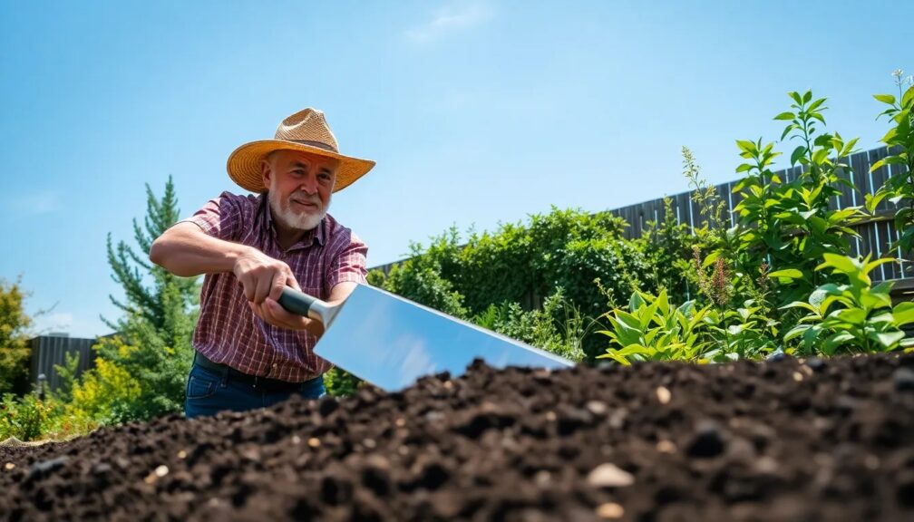 What is one tool I could use to loosen up soil for gardening