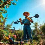 What is the best tool for clearing overgrown garden