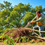 What is the best tool to cut large branches when pruning shrubs