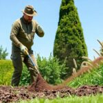 What is the best tool to remove grass from yard