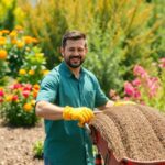 What is the best tool to spread mulch