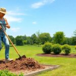 What is the easiest way to remove grass for landscaping