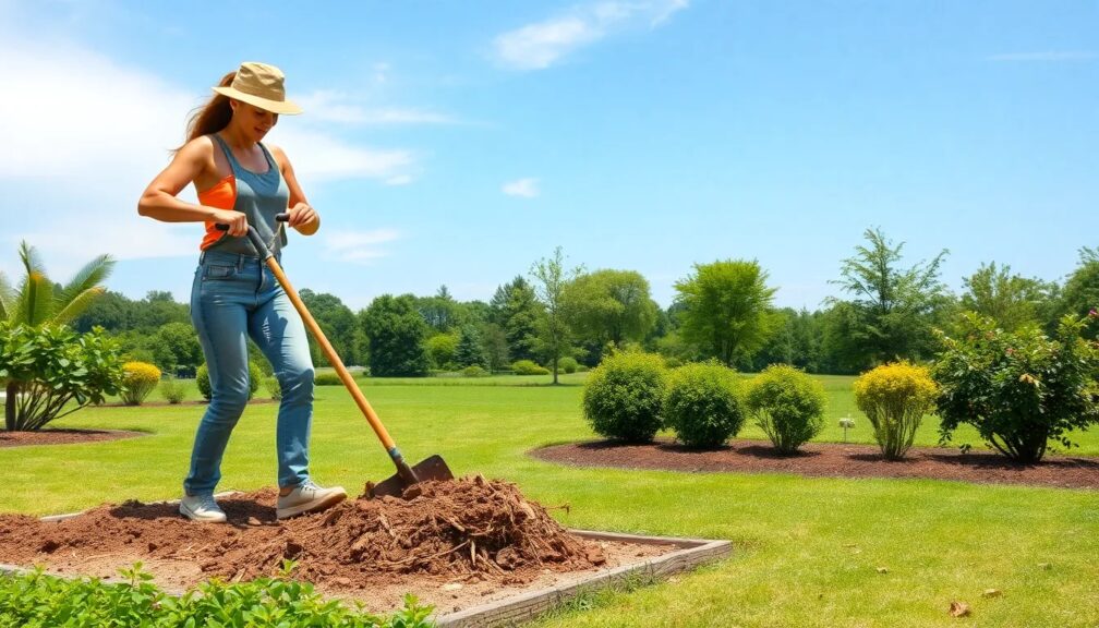 What is the easiest way to remove grass for landscaping