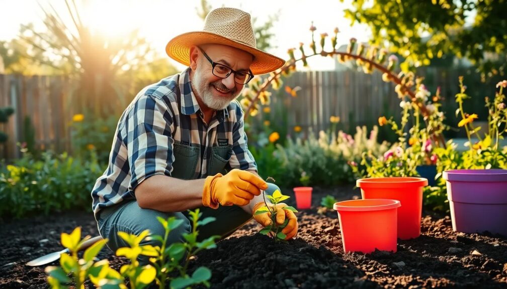 What is the first thing a gardener sets in a garden What is the first thing a gardener sets in a garden