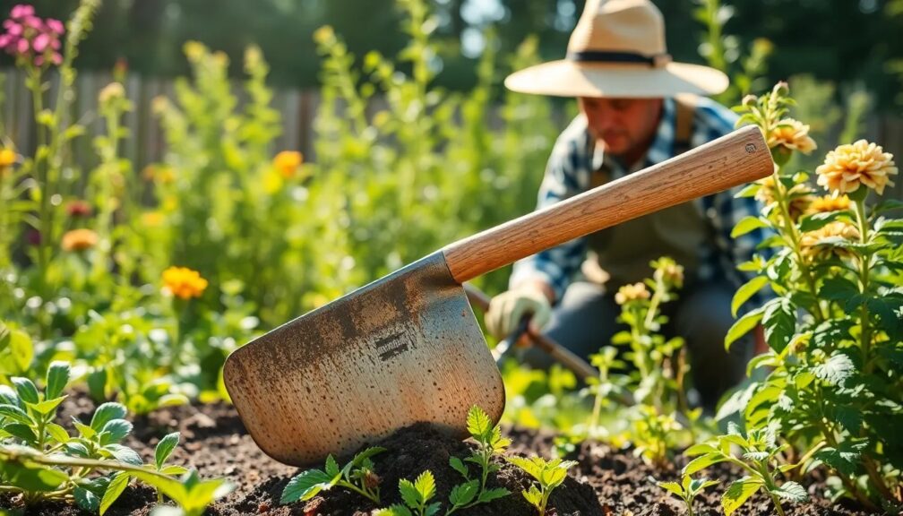 What is the name of the common tool used for weeding What is the name of the common tool used for weeding